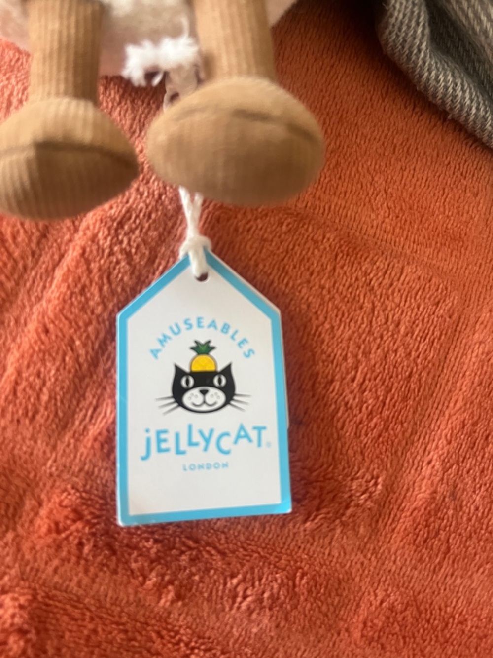 Retired Jellycat Amuseables Bunny Egg Plush - Picture 6 of 10